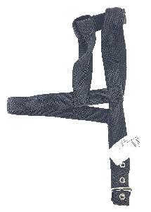 1" DOG HARNESS - BLACK